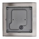 BEGA 44007K3 Wandleuchte für den Innen- & Außenbereich Edelstahl matt 3000 K (Glas-Nr. 11002243.1)
