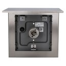 BEGA 44007K3 Wandleuchte für den Innen- & Außenbereich Edelstahl matt 3000 K (Glas-Nr. 11002243.1)
