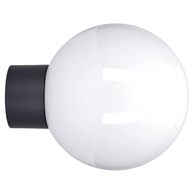 BEGA 44769K3 Decken-/Wand-/Pfeilerleuchte für den Innen- & Außenbereich Grafit 3000 K (Glas-Nr. 1100226241)
