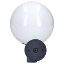 BEGA 55454K3 Wandleuchte für den Innen- & Außenbereich Grafit 3000 K (Glas-Nr. 11002231.1)
