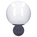BEGA 66165K3 Wandleuchte für den Innen- & Außenbereich Grafit 3000 K (Glas-Nr. 11002273.1)