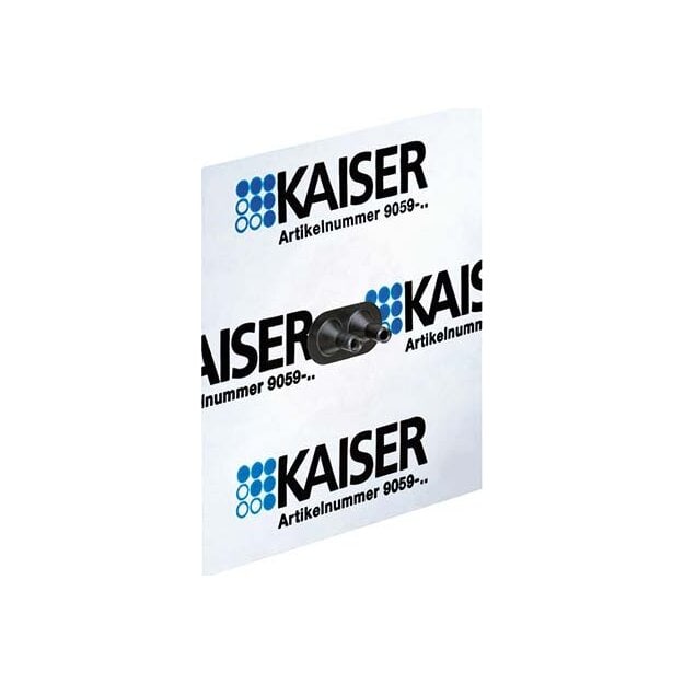 Kaiser 9059-45 Doppel-Leitungsmanschette Ø 4-8 mm Luftdichtungsmanschette für Leitungen