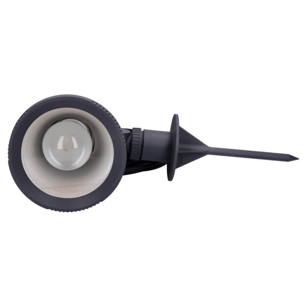 BEGA 84835K3 Scheinwerfer für den Innen- & Außenbereich Grafit 3000 K (Glas-Nr. 14000383)