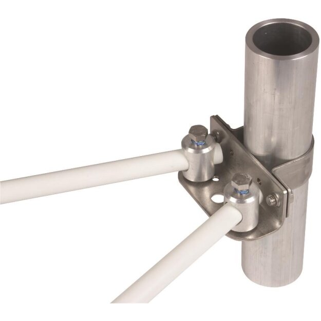 Dehn 106326 Adapter z. Winkelabst. NIRO f. Rohre D 50mm m. 2 Bolzen Al D 16mm f. DEHNiso