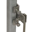Dehn 372249 Anschlussklemme  waagrecht NIRO f. Profile...