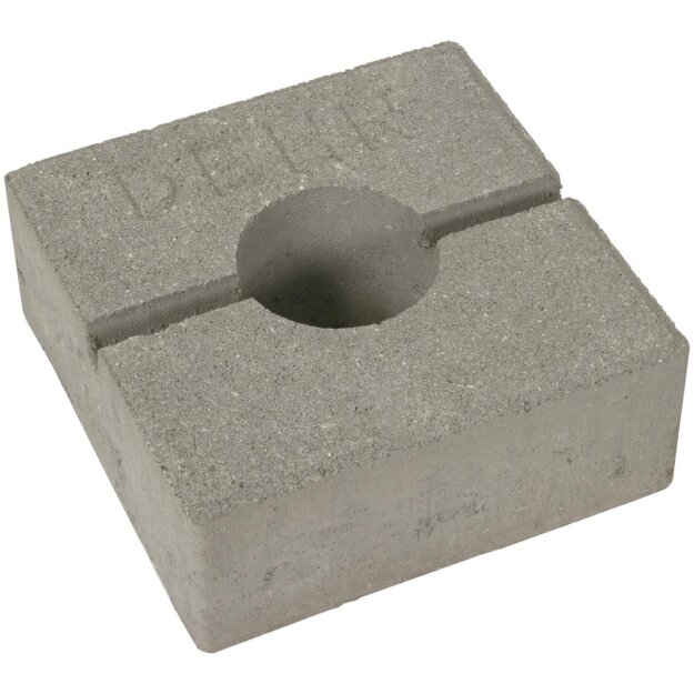 Dehn 253301 DEHNiso-DLH Betonstein C35/45 180x180x70mm m. Mulde f. Grundplatte