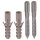 Dehn 472201 Befestigungsset m. 2 Stockschrauben M 10x20mm u. 2 K-Dübel D 12mm