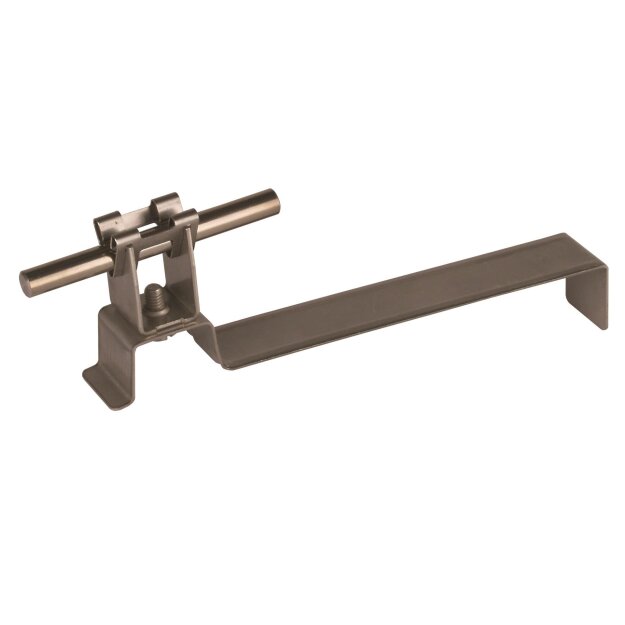 Dehn 206359 Dachleitungshalter DEHNgrip NIRO H 20mm f. Rd 8mm m. gewink. Strebe 169mm