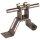 Dehn 206369 Dachleitungshalter DEHNgrip NIRO H 20mm Rd 8mm m. Strebe f. Ziegelfalze