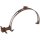 Dehn 204913 Dachleitungshalter verstellbar NIRO m. DEHNsnap H 36mm K-braun f. Rd 8mm