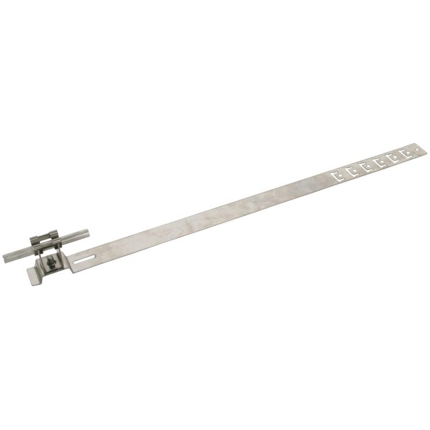 Dehn 206229 Dachleitungshalter UNIgrip NIRO H 20mm Rd 8mm m. geprägt. Strebe L 475mm
