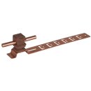 Dehn 204147 Dachleitungshalter UNIsnap Cu/K-braun H 16mm...