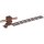 Dehn 204921 Dachleitungshalter UNIsnap NIRO/K-braun H 16mm Rd 8mm m. geprägt. Strebe L 205mm