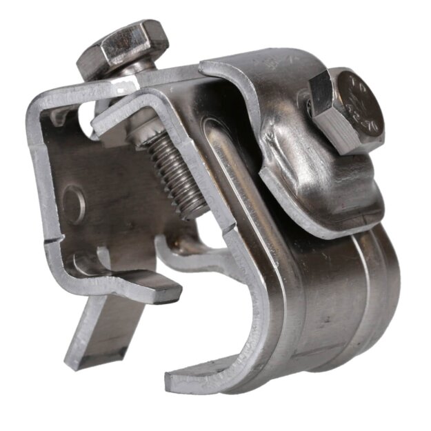 Dehn 339061 Dachrinnenklemme Al f. Wulst 16-22mm m. Klemmbock f. Rd 8-10mm