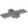 Dehn 284040 Flachbandhalter f. Fl 40mm St/tZn m. Langloch 6,5x16mm