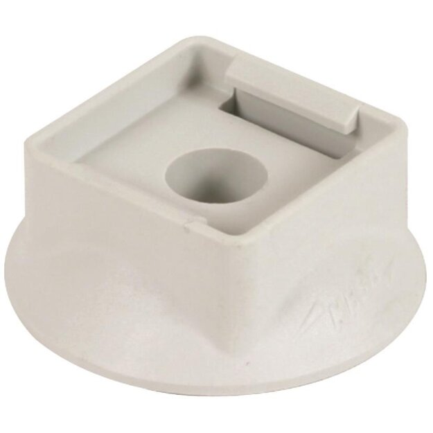 Dehn 276016 Kunststoffsockel grau  H 10mm  D 35mm f. Leitungs- u. Stangenhalter