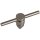 Dehn 301099 KS-Verbinder NIRO (V4A) einteilig mit Federring für Rd 6-10 mm