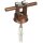 Dehn 207107 Leitungshalter DEHNgrip Cu f. Rd 8mm H 20mm m. Dübel 8x40mm u. Holzschraube