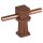 Dehn 204037 Leitungshalter DEHNsnap Kunststoff braun H 36mm f. Rd 8mm m. Gewinde M8