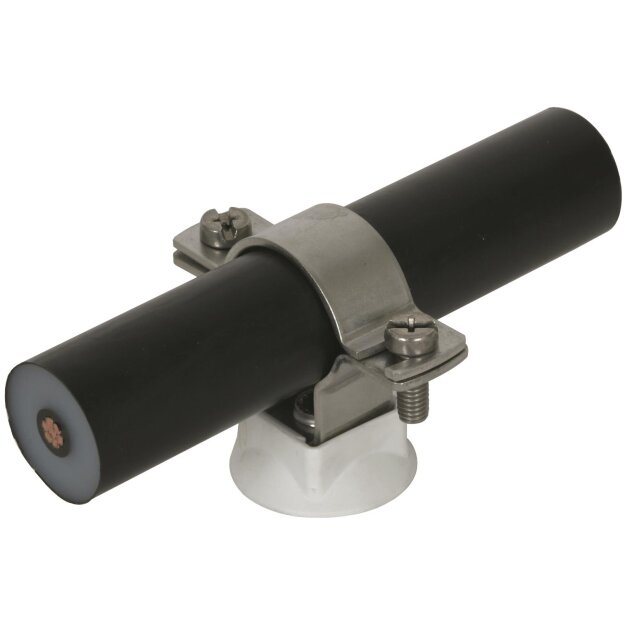 Dehn 275249 Leitungshalter für HVI-power-Leitung D 27-30mm mit Kunststoffsockel NIRO