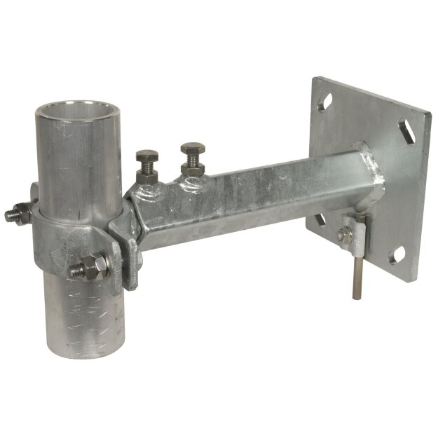 Dehn 105345 Wandbefestigung  St/tZn für Rohre D 60mm  Wandabstand variabel 250-350mm