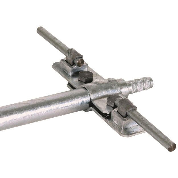 Dehn 625012 TE-Anschlussschelle St/tZn  D 25mm beidseitig mit KS-Verbinder Rd 7-10mm