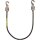 Dehn 416150 Erdungsleitung 16mm²/L 15,0m schwarz m.2 Kabelschuhen (B) offen M8/M10