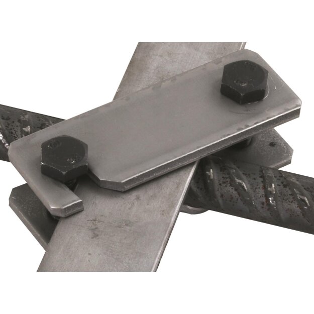 Dehn 308062 SV-Klemme St/blank für Rd 6-28/Fl 30mm