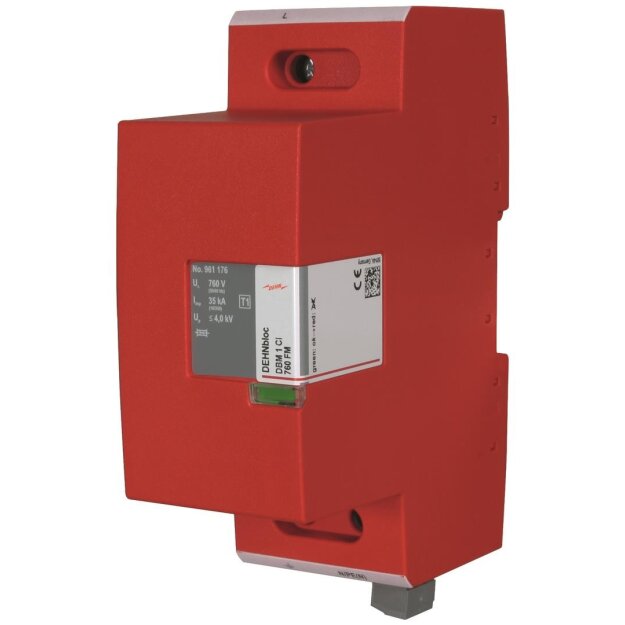 Dehn 961176 Koordinierter Blitzstromableiter Typ 1 DEHNbloc Maxi CI 760 V AC m.Vorsicherung