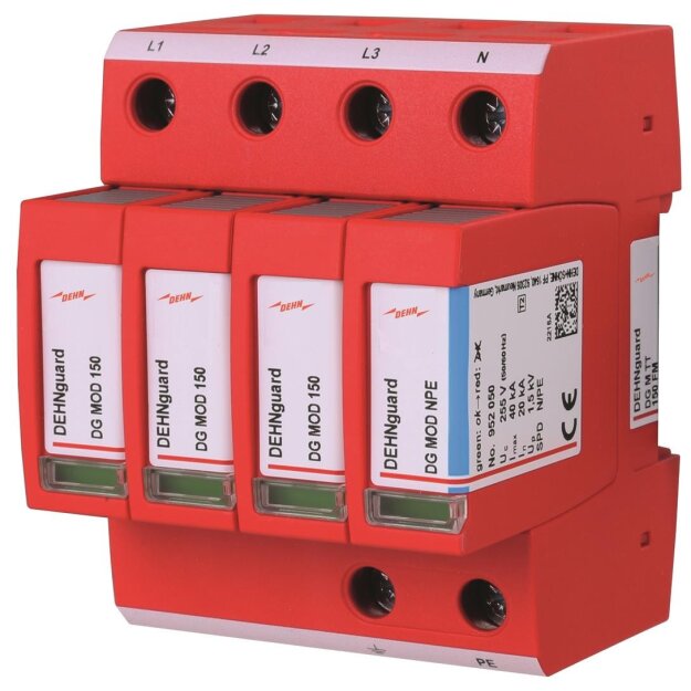 Dehn 952328 Überspannungsableiter Typ 2 DEHNguard M 4-polig für TT- und TN-S-Systeme