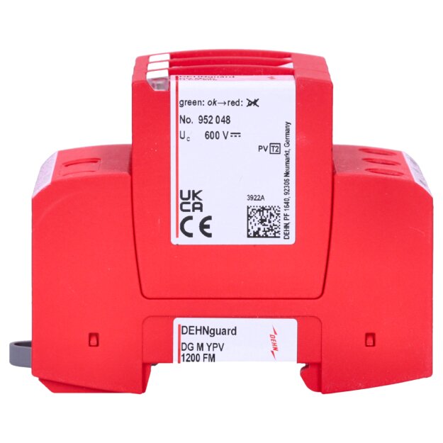 Dehn 952567 Überspannungsableiter Typ 2 DEHNguard M Mehrpolig für PV-Anlagen bis 1500V DC