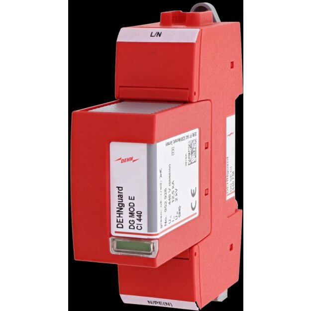 Dehn 952920 Überspannungsableiter Typ 2 DEHNguard SE CI 1-polig Uc 440V AC mit Fernmeldekontakt
