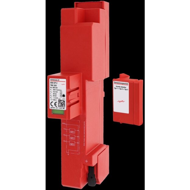 Dehn 909530 Kombi-Ableiter Typ1+2+3 DEHNshield ZP 2 für TNC-Systeme
