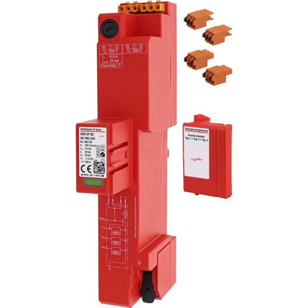 Dehn 909430 Kombi-Ableiter Typ1+2+3 DEHNshield ZP Basic 2 SG für TNC-Systeme