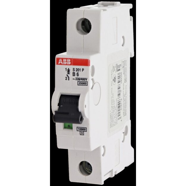 Dehn 909497 Sicherungsautomat Charakteristik B 1-polig 6 A Fa. ABB Typ S201P-B6