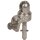 Dehn 772341 Kugelkopfhaube D 25mm drehbar m. Spindel Q-Stift f. Seile 16-150mm²