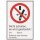 Dehn 700054 WuH-Schild  Nicht schalten. Es wird gearbeitet  Werkstoff: Magnetfolie