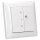 Busch-Jaeger 62731/UJ-914-WL Jalousie flex Wireless Komplettset Jalousie-Einsatz Tastbedienfeld 2 Wippen 2-fach balance SI-Abdeckrahmen 1-fach Alpinweiß 2CKA006200A0286