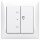 Busch-Jaeger 62731/UJ-914-WL Jalousie flex Wireless Komplettset Jalousie-Einsatz Tastbedienfeld 2 Wippen 2-fach balance SI-Abdeckrahmen 1-fach Alpinweiß 2CKA006200A0286