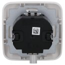 Busch-Jaeger 64761 UJ-214 Busch Wächter 180 flex Komplettset Basic Sensor Relais-Einsatz  Reflex SI-Abdeckrahmen 1-fach Alpinweiß 2CKA006800A2946