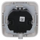 Busch-Jaeger 64762 UJ-214 Busch-Wächter 180 flex Komplettset Komfort-Sensor Relaiseinsatz Reflex SI Rahmen 1-fach Alpinweiß 2CKA006800A2983