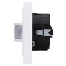 Busch-Jaeger 64762 UJ-84 Busch Wächter 180 flex Komplettset Komfort-Sensor Relaiseinsatz future linear Rahmen 1-fach Studioweiß 2CKA006800A2987