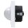 Busch-Jaeger 64764 UJ-84 Busch Wächter 180 flex Komplettset Komfort Sensor Multilinse Relais-Einsatz future linear Abdeckrahmen 1-fach Studioweiß 2CKA006800A3024