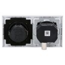 Busch-Jaeger 8270 UJ-84-101 Busch-Radio BTconnect DAB+ Komplettset Mit Bluetooth Schnittstelle zur Musikwiedergabe Studioweiß Multimedia 2CKA008200A0236