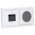 Busch-Jaeger 8270 UJ-84-101 Busch-Radio BTconnect DAB+ Komplettset Mit Bluetooth Schnittstelle zur Musikwiedergabe Studioweiß Multimedia 2CKA008200A0236