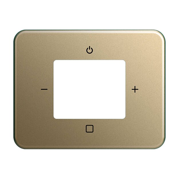 Busch-Jaeger 8252-21-101 Zentralscheibe für Busch-Radio DAB+ 8215 U-101, Btconnect DAB+ 8217 U-101 und iNet 8216 U Bronze alpha 2CKA008200A0243