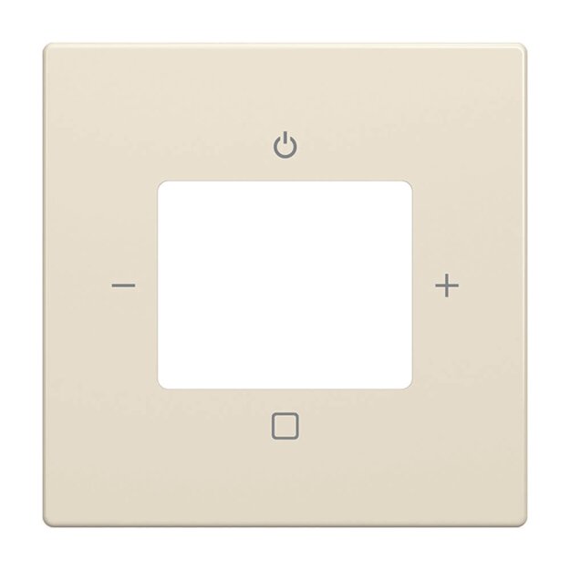 Busch-Jaeger 8252-82-101 Zentralscheibe für Busch-Radio DAB+ 8215 U-101, Btconnect DAB+ 8217 U-101 und iNet 8216 U Elfenbeinweiß Busch-dynasty® 2CKA008200A0250