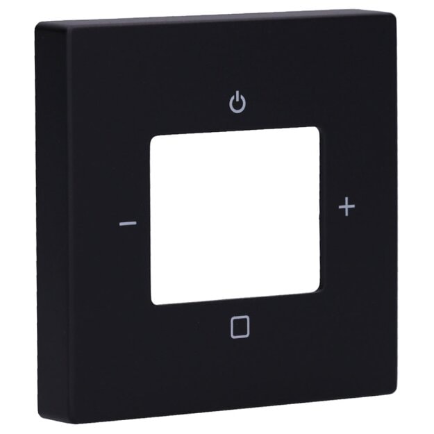 Busch-Jaeger 8252-885-101 Zentralscheibe für Busch-Radio DAB+ 8215 U-101, Btconnect DAB+ 8217 U-101 und iNet 8216 U Schwarz matt future® linear 2CKA008200A0260