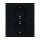 Busch-Jaeger 202 EUJB-885 SCHUKO Doppelsteckdose volle Abdeckung Schwarz matt 2TKA00003925