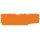 Wago 2000-2196 Abschluss- und Zwischenplatte 0,7 mm dick orange